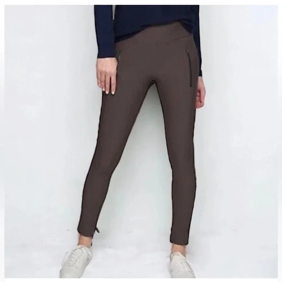 Athleta Stellar Tight-Espresso Leggings Sz S comfy - Picture 1 of 6